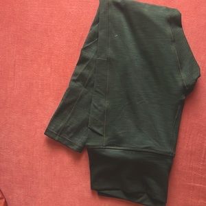 Prana 7/8 Forest green and gold leggings. Both only worn once size xl